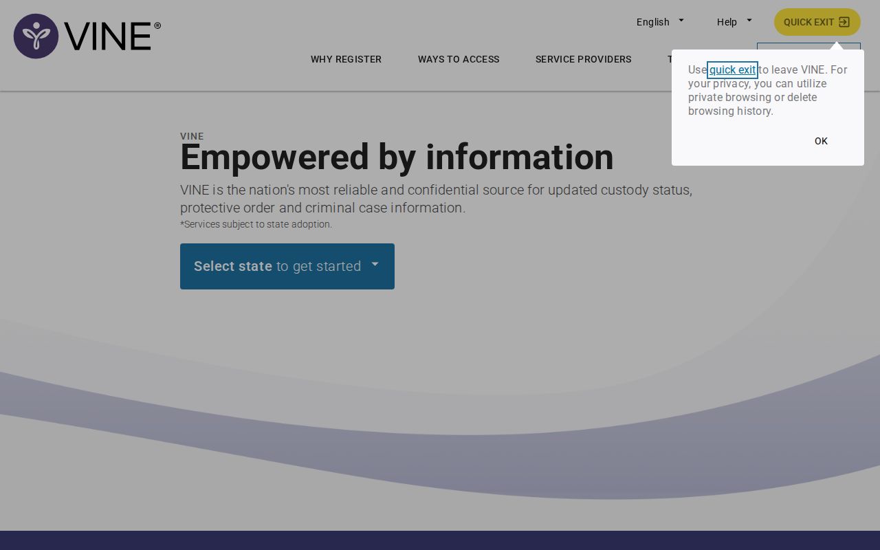 Iroquois County VINELink inmate check national portal